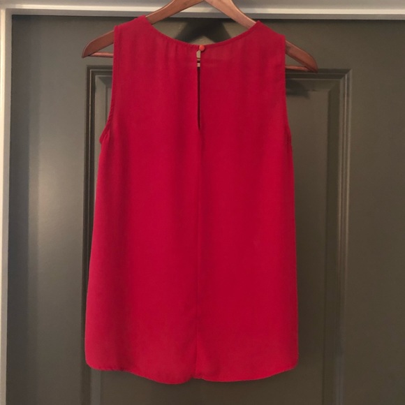 🌺 Eight Sixty Womens Red Blouse Shirt Size S - Picture 8 of 8
